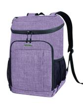 Mochila Cooler BAGLHER 25L à prova de vazamentos impermeável roxa