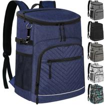Mochila Cooler Capolo, impermeável, impermeável, 30 latas, azul