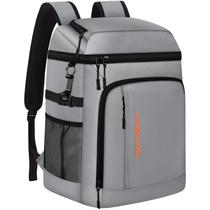 Mochila Cooler Capolo, isolada à prova de vazamento, 45 latas, cinza