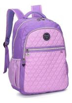 Mochila Coração Kika Escolar Casual Feminina Para Notebook