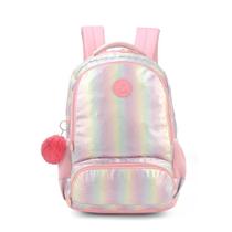 Mochila Costa Barbie Juvenil Original Luxo Pompom - LUXCEL