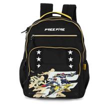 Mochila Costa Bolsa Escolar Jogo Free Fire Preto Menino Mochila Costa Bolsa Escolar Jogo Free Fire Preto Menino