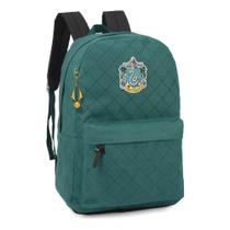 Mochila Costa Brasão Sonserina Harry Potter Pomo VD Original