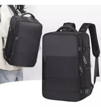 Mochila COSTA Impermeável Casual Trilha Expansível LUXO preto