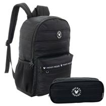 Mochila Costa Mickey Preto Estojo Box Grande Escolar Xeryus Mochila Costa Mickey Preto Estojo Box Grande Escolar Xeryus