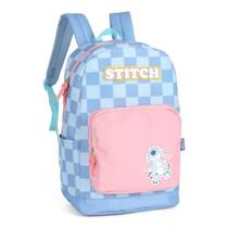 Mochila Costa Stitch Disney Reforçada Escola Original Menina