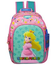 Mochila Costa Super Mario Princesa Peach Grande 45cm Premium Original Chenson