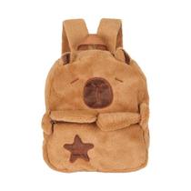Mochila costal luxcel infantil capivara 12" marrom is42711cv1100un - luxcel 2026 Mochila costal luxcel infantil capivara 12" marrom is42711cv1100un - luxcel 2026
