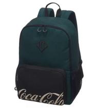 Mochila Costas Adulto Juvenil Coca-Cola Premium Core Verde