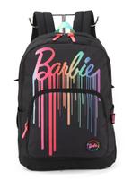 Mochila Costas Barbie Juvenil Escolar Preta Luxcel Original