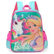 Mochila Costas Barbie Unicórnio Luxcel