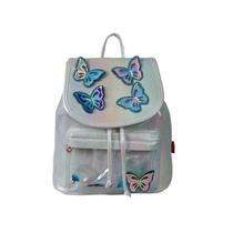 Mochila Costas Bolsa Feminina Infantil Juvenil Escolar Menina Brilhante Sweet Fada Borboleta Lili July Mochila Costas Bolsa Feminina Infantil Juvenil Escolar Menina Brilhante Sweet Fada Borboleta Lili July