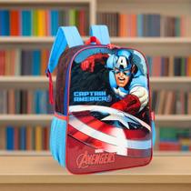 Mochila Costas Capitão America Escolar Infantil Luxcel Mochila Costas Capitão America Escolar Infantil Luxcel