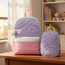Mochila Costas Com Lancheira Lilica Creamy Lançamento Mochila Costas Com Lancheira Lilica Creamy Lançamento