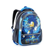 Mochila Costas Creche Azul Game Jogos Meninos Pré Escola Mochila Costas Creche Azul Game Jogos Meninos Pré Escola
