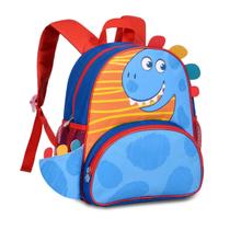 Mochila Costas Dinossauro Pets Creche Infantil Escolar