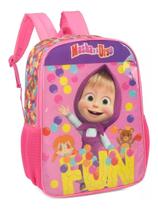 Mochila Costas Escolar Alça Infantil Masha E O Urso Luxcel Mochila Costas Escolar Alça Infantil Masha E O Urso Luxcel