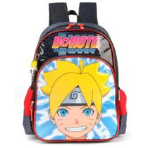 Mochila Costas Escolar Boruto Naruto Vermelha - Luxcel