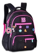 Mochila Costas Escolar Flower Power Rebecca Bonbon Rb26231