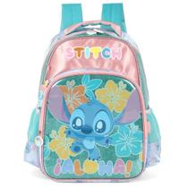 Mochila Costas Escolar Infantil Angel Stitch Disney Turquesa Aloha Luxcel Mochila Costas Escolar Infantil Angel Stitch Disney Turquesa Aloha Luxcel