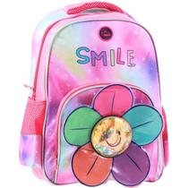 Mochila Costas Escolar Infantil Menina Feminino Smile Yepp