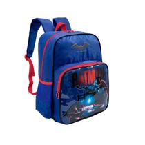 Mochila costas escolar infantil the batman dc - luxcel