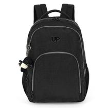 Mochila Costas Escolar Juvenil Crinkle UP4YOU Porta Notebook Preta