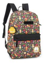 Mochila Costas Escolar Juvenil Garfield Luxcel Gato Pet