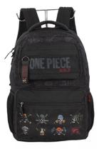 Mochila Costas Escolar Juvenil One Piece Preta