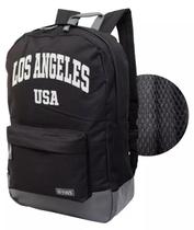 Mochila Costas Escolar Los Angeles Juvenil Yins Original Preto Mochila Costas Escolar Los Angeles Juvenil Yins Original Preto