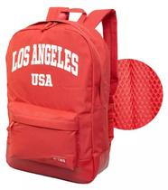 Mochila Costas Escolar Los Angeles Juvenil Yins Original Vermelho Mochila Costas Escolar Los Angeles Juvenil Yins Original Vermelho