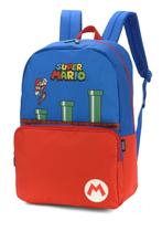 Mochila Costas Escolar Nintendo New Super Mario Bros.