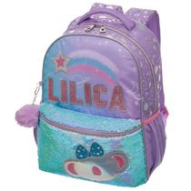 Mochila Costas Escolar Passeio Lilica Ripilica Original Make A Wish