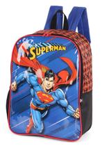 Mochila Costas Escolar Super Homem Grande Original Superman