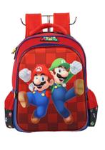 Mochila Costas Escolar Super Mario Bros Licenciada New