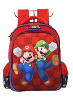 Mochila Costas Escolar Super Mario Bros Licenciada New