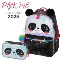 Mochila Costas Estojo Box Pack Me Panda