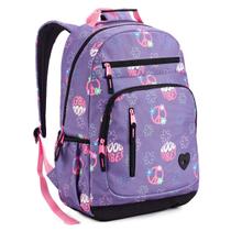 Mochila Costas Feminina Escolar Infantil Juvenil Backpack Good Vibes Unicórnio Denlex