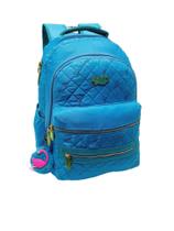 Mochila Costas Feminino Mh Com Cheveiro Pompom