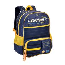 Mochila Costas Gamer Infantil Escolar Meninos Jogo Passeio