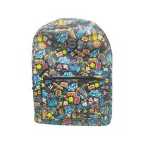 Mochila Costas Grafitada Hip Hop Preto Material Escolar 2021 - Cross