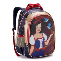 Mochila Costas Grande Infantil Feminina Branca De Neve