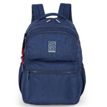 Mochila Costas Grande Juvenil Crinkle 4Y Notebook Up4you Azul