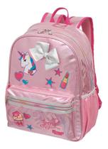 Mochila Costas Holográfica Jojo Siwa Rosa Pacific