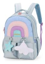 Mochila Costas Infantil Arco Íris Up4you Apliques 3d