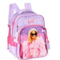 Mochila Costas Infantil Barbie Fashion Violeta C/ Chaveiro Mochila Costas Infantil Barbie Fashion Violeta C/ Chaveiro