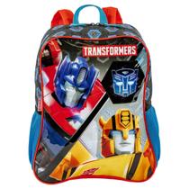 Mochila Costas Infantil Escolar Menino Transformers Ciberboots Sestini