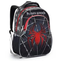 Mochila Costas Infantil Escolar Miles Morales Spiderman Homem Aranha Dark Seanite