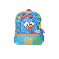 Mochila Costas Infantil Galinha Pintadinha Livro Colorir Espaçosa