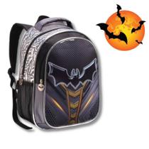 Mochila Costas Infantil Menino Batman Morcego Escolar - Denlex